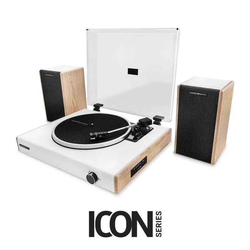 Altoparlanti Energy Sistem Woodspin + Giradischi Bluetooth 40W con USB - immagine 1