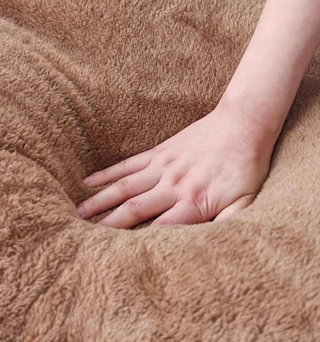Grande cuccia per cani 2 in 1, calda cuccia per cani e gatti, da interni, XL XXL, cuccia per interni con manico, anti ansia, cuccia per cani e gatti, lussuosa cuccia calmante per cani, cuccia - immagine 5