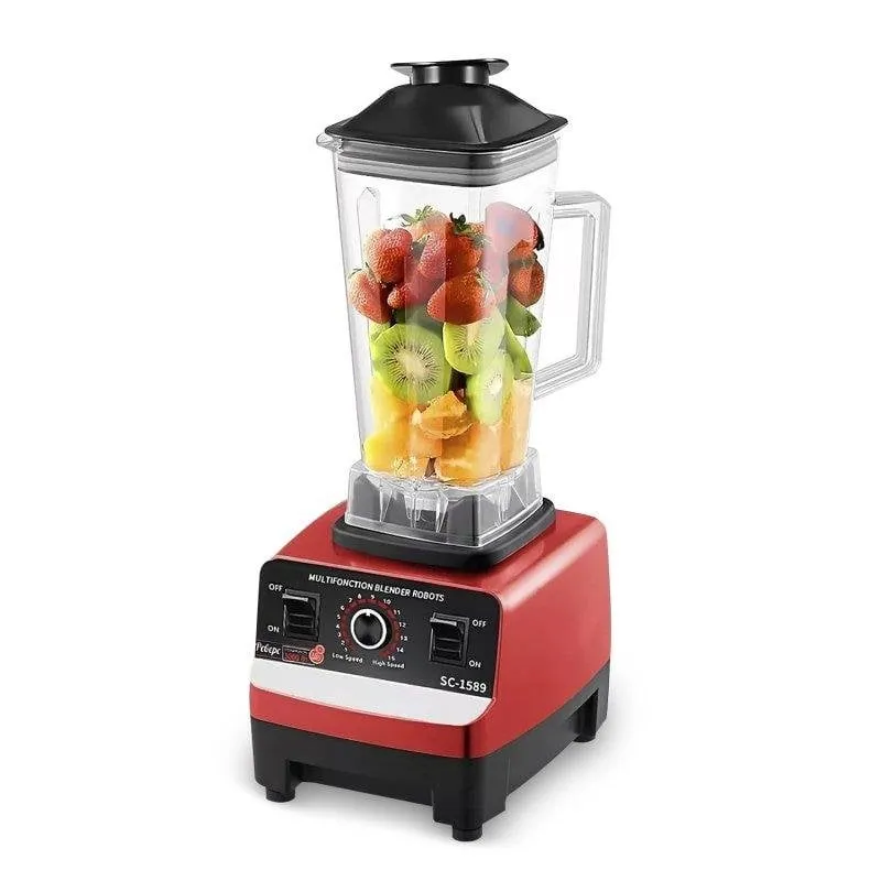 Frullatore Vaso 2L Dam Electronics 4300W 6 Lame Inox 15 Velocità - immagine 1