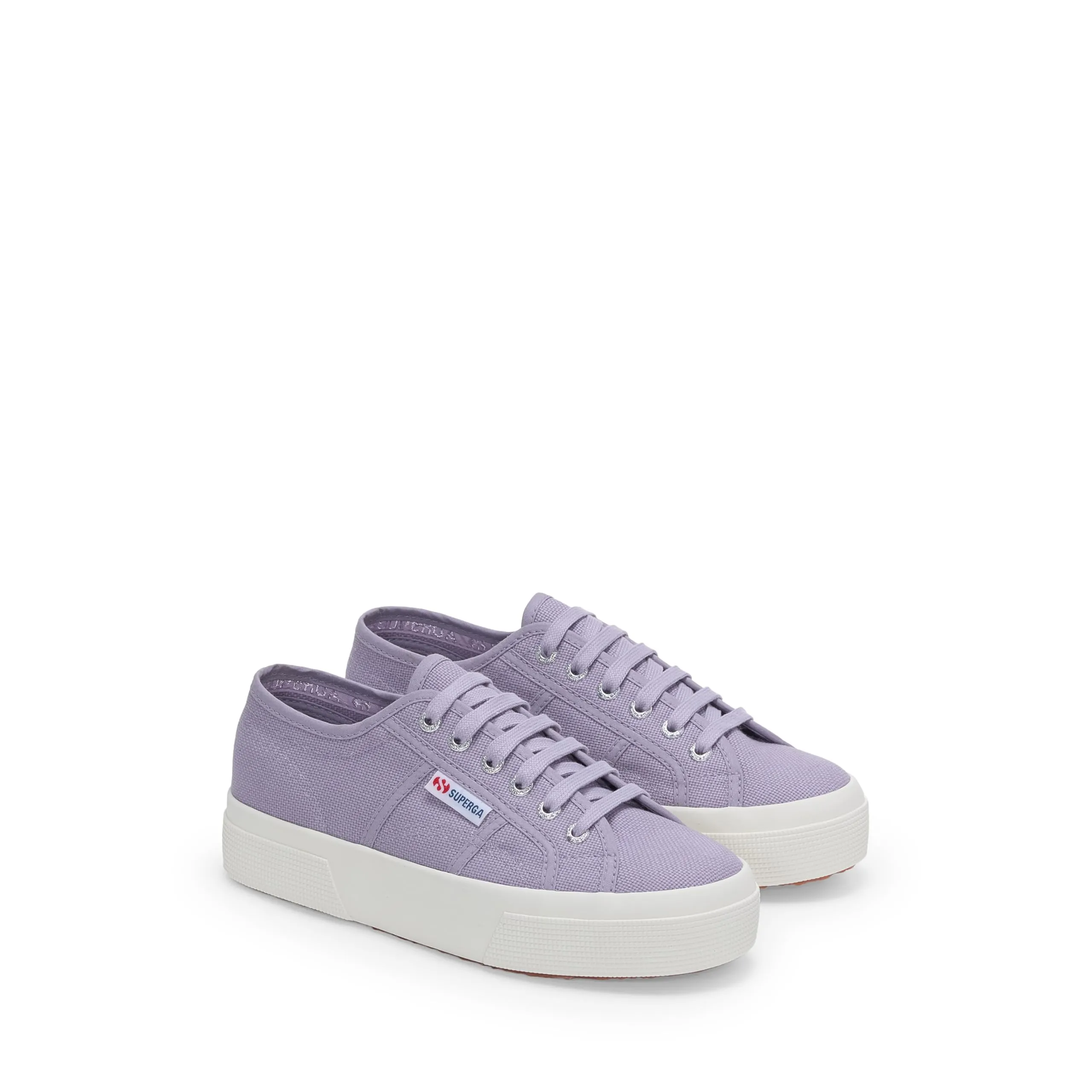 SUPERGA - Sneakers, Uomo Donna, Viola, Cotone, Casual, 2740 Platform, Taglia: 40 - immagine 2