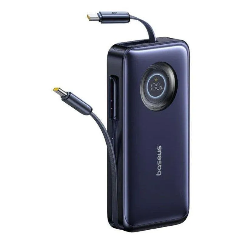 Batteria Esterna Baseus EnerCore CR11 20.000mAh 100W Cavo Retrattile Blu - immagine 1