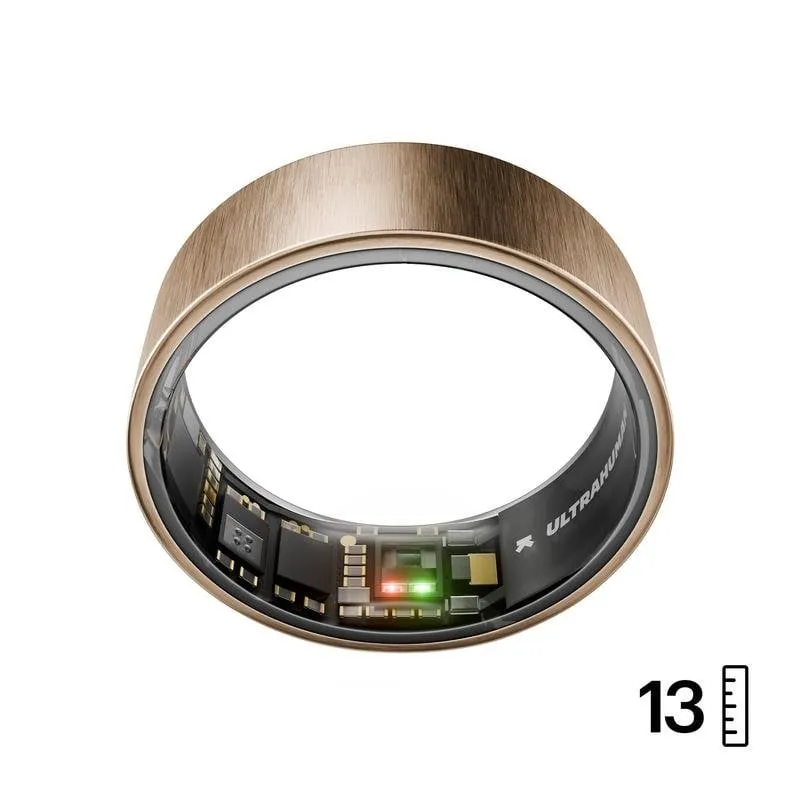 Anello intelligente Ultrahuman Ring AIR Taglia 13 Bluetooth 5.0 IPX7 Autonomia 6 giorni Android/iOS Oro rosa - immagine 1