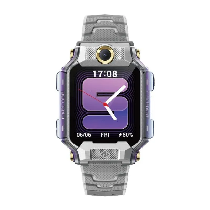 imoo Watch Phone X10 Bluetooth GPS NFC 45mm AMOLED Grigio Taglia Unica Resistente Acqua - immagine 1