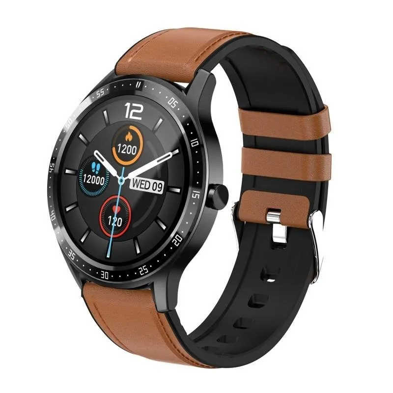 Maxcom FW43 Cobalt 2 Bluetooth 50mm TFT Nero Cinturino Nero e Oro IP67 SpO2 Pulsometro Tensiómetro - immagine 1