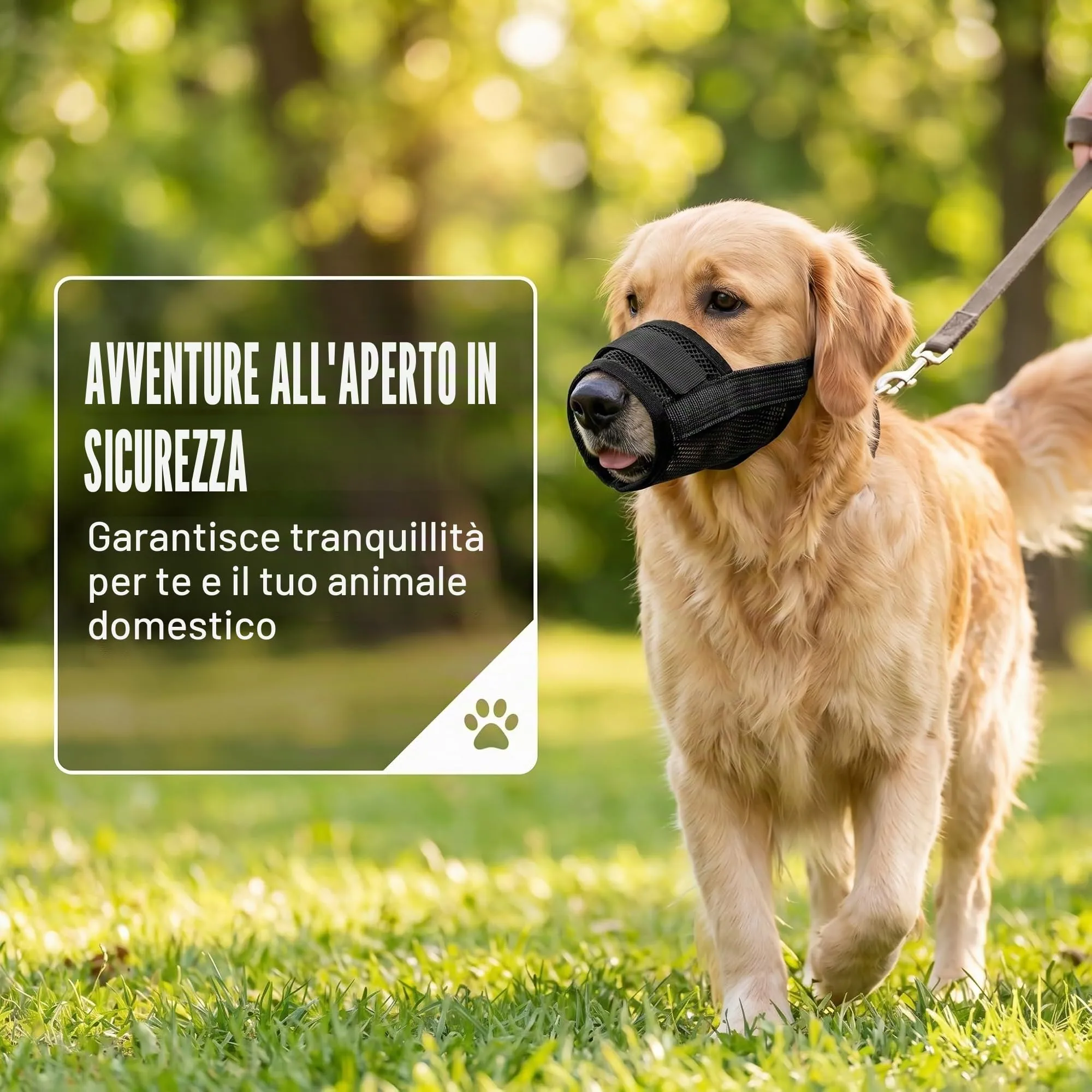 WUMZIRA Museruola per Cani Taglia Grande XL, Museruola Cane Anti Morso in Rete Traspirante, Regolabile e Morbida, Protezione per Masticazione e Ingestione, Ideale per Cani di Taglia Grande e Media - immagine 2