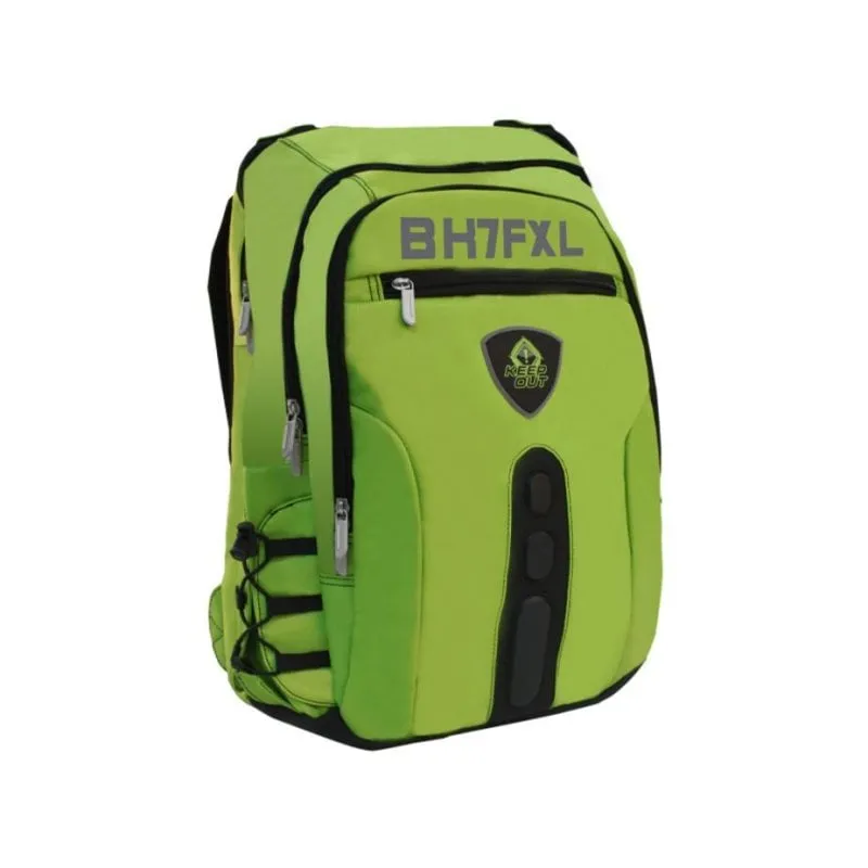 Zaino Gaming Keep Out Pro 17" Nero/Verde - immagine 1