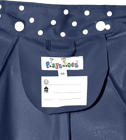 Playshoes Giacca da pioggia, Abbigliamento antipioggia antivento e impermeabile Unisex - Bambini e ragazzi, punti marini, 98 - immagine 6