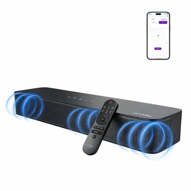 Barra Audio Ultimea Poseidon M20 2.1 120W Bluetooth 5.3 Subwoofer Integrato - immagine 1