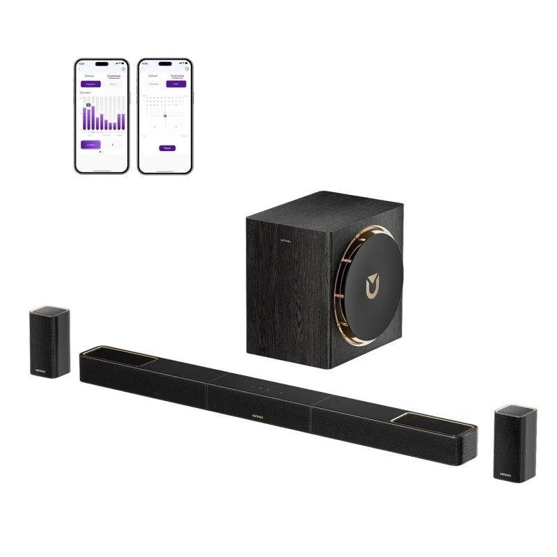 Barra Audio Ultimea Skywave 5.1.4 760W Bluetooth HDMI eARC Dolby Atmos - immagine 1