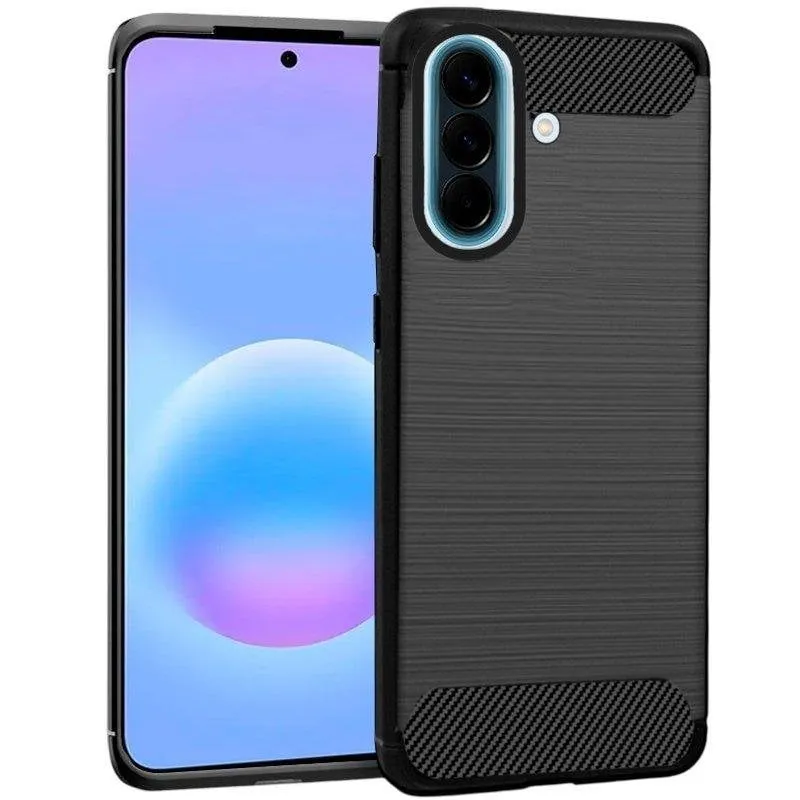 Carcasa COOL effetto carbonio resistente per Samsung Galaxy A57 5G nero - immagine 1