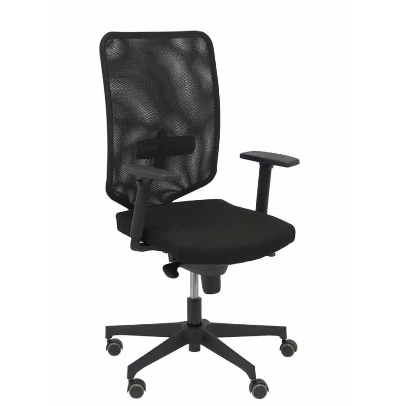 Sedia da Ufficio Piqueras y Crespo Ossa Negra Ergonomica con Meccanismo Sincrono e Regolabile in Altezza - immagine 1