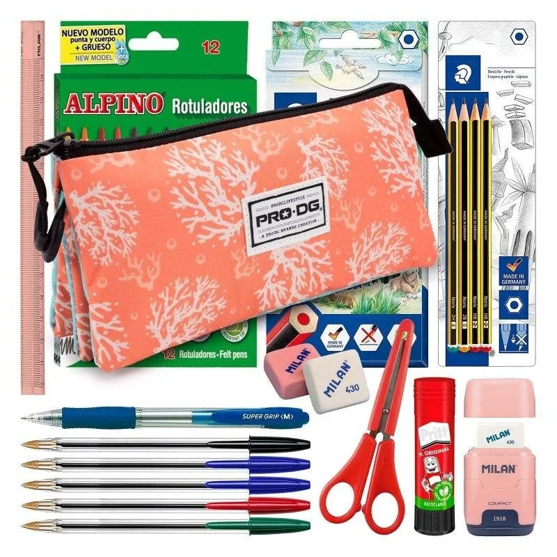 Astuccio Triplo Karactermania PRODG Surfcamp con 40 forniture scolastiche - immagine 1