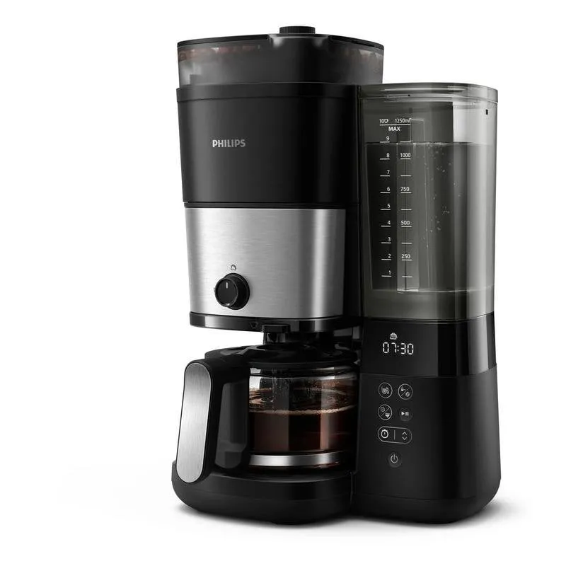 Caffettiera a filtro Philips HD7888/01 1,25 L 1000 W con macinacaffè integrato - immagine 1