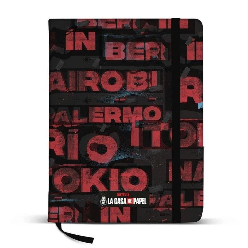 Diario Copertina Rigida A5 Karactermania La Casa de Papel Cities - immagine 1