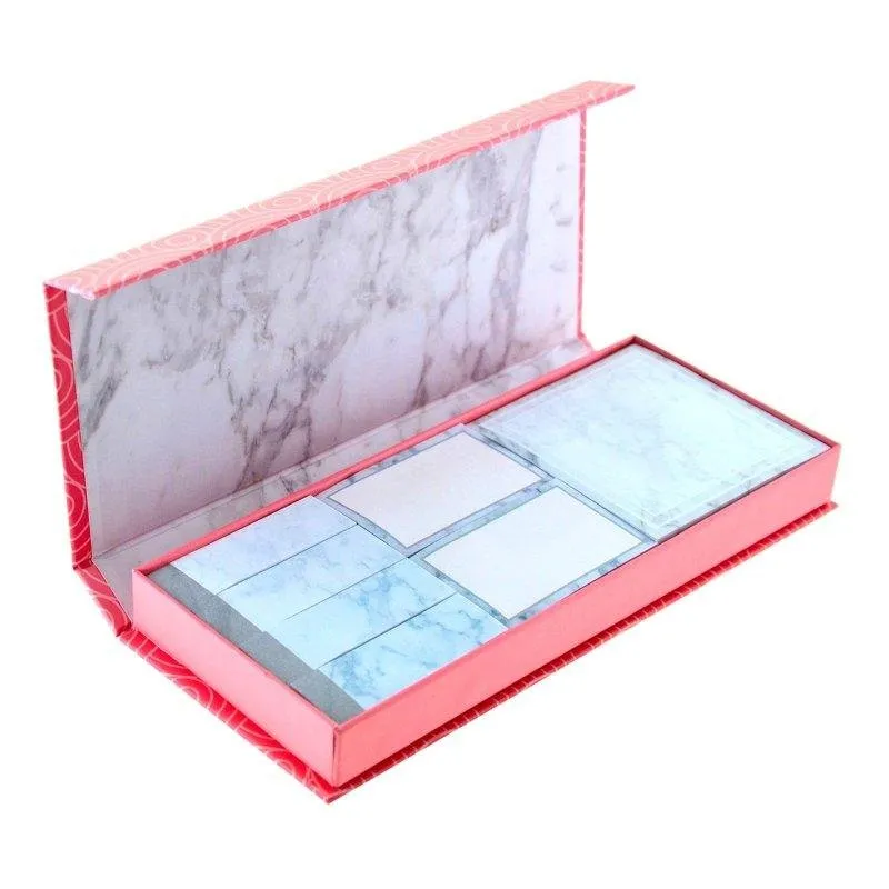 Porta appuntamenti adesivi Officebox North Glace con chiusura magnetica Coral - immagine 1