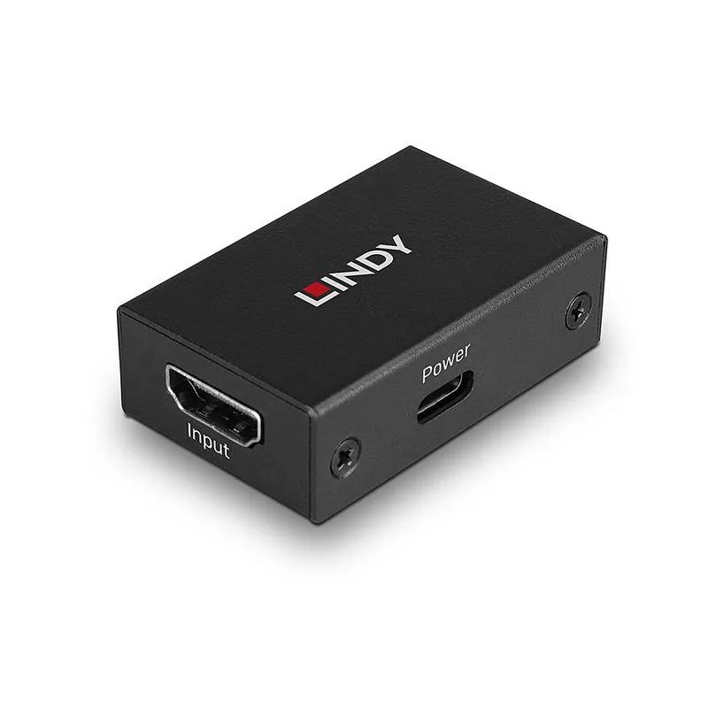 Ripetitore AV Lindy 38391 8K 48 Gbit/s HDMI HDCP Nero - immagine 1
