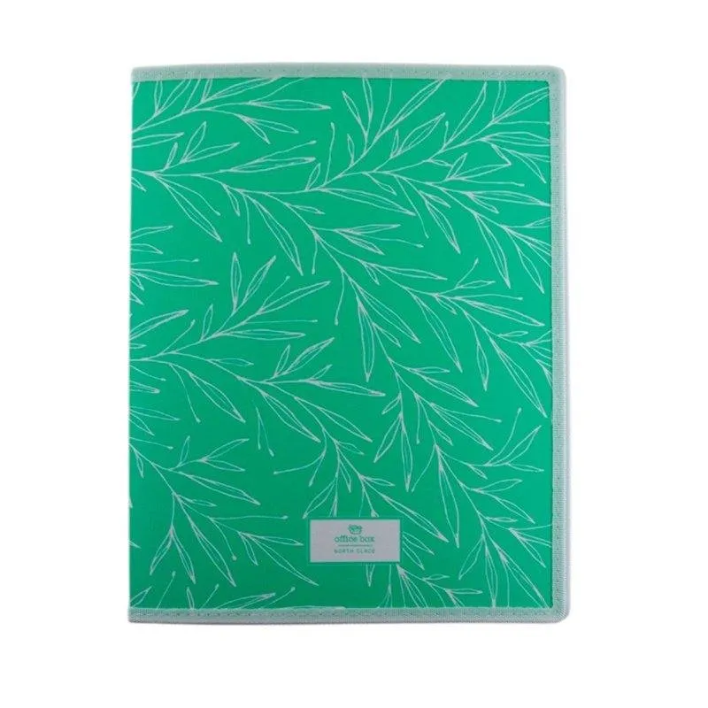 Cartella ad anelli Officebox North Glace A4 con tasca interna Verde - immagine 1