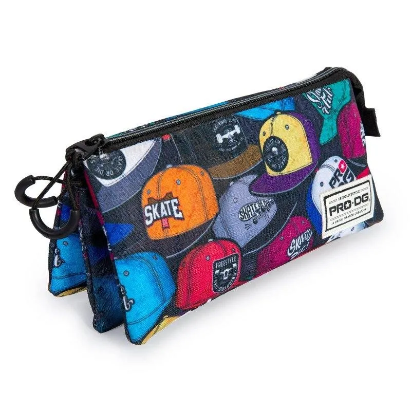 Prodg Caps - Astuccio Scolastico Triplo Porta-Tutto Multicolore - immagine 1