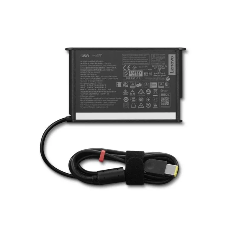 Fonte di Alimentazione Lenovo 4X21L38724 20 V 6,75 A Certificazione CE Nera - immagine 1