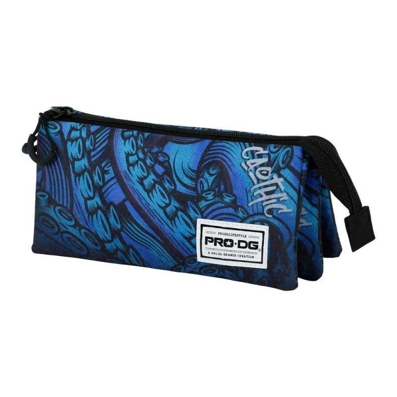 Prodg Caothic - Astuccio Scolare Triplo Porta-Tutto Blu - immagine 1
