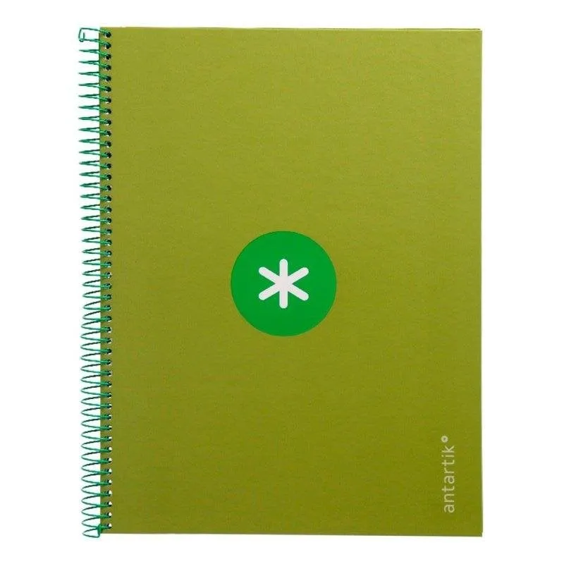 Quaderno A4 Antartik Spiral Copertina Rigida Verde - immagine 1