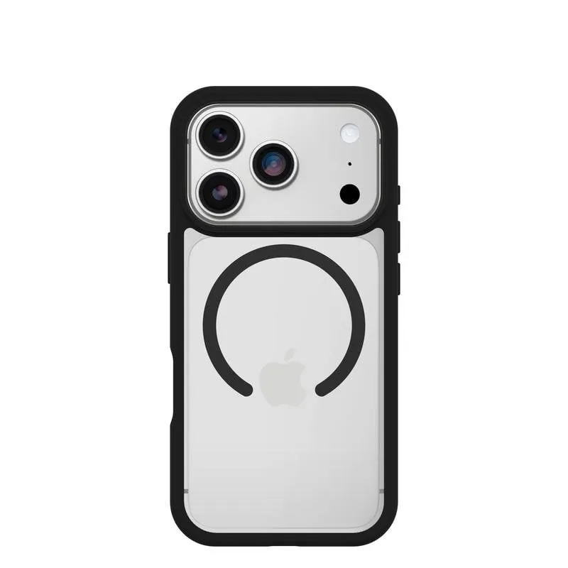 Custodia per cellulare OtterBox React MagSafe Cover plastica nera trasparente per iPhone 17 Pro - immagine 1
