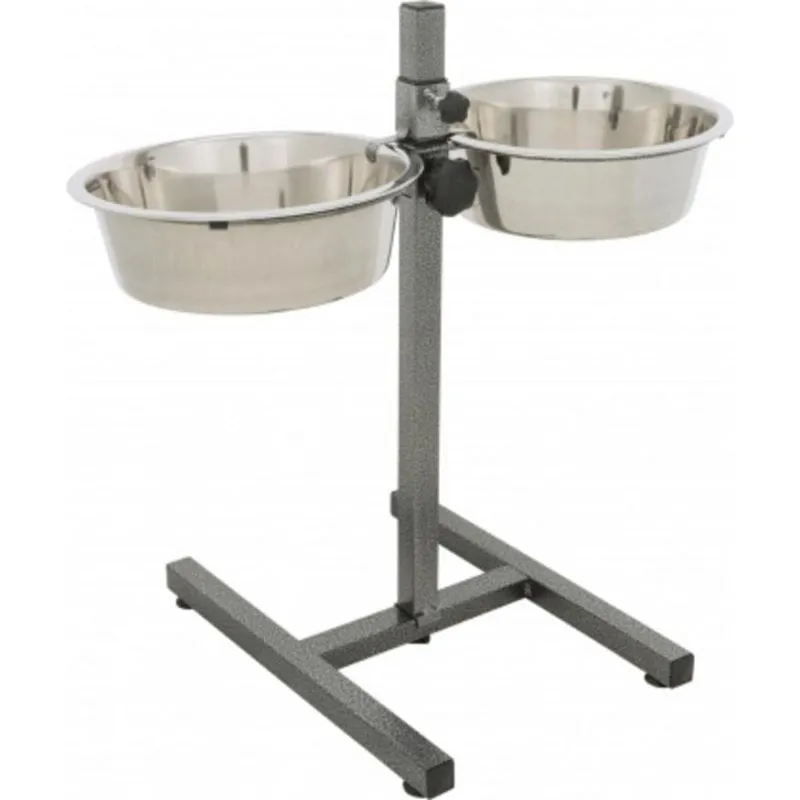 Supporto per ciotole TRIXIE Dog Bar regolabile per cani multicolore - immagine 1
