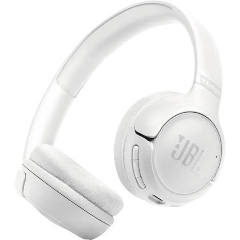 Cuffie JBL Tune 530BT wireless Bluetooth per chiamate e musica, pieghevoli, bianche - immagine 1