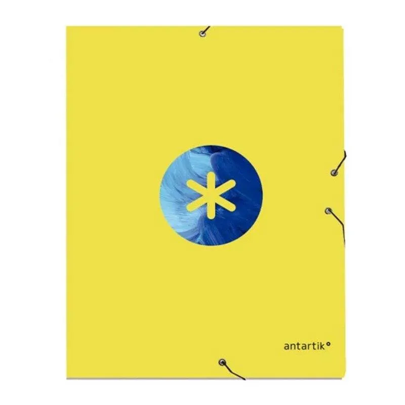 Cartella A4 Liderpapel Antartik 3 Scomparti Gialla - immagine 1