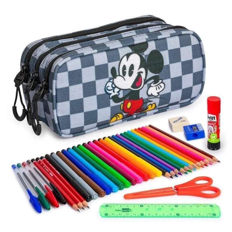 Astuccio Triplo Karactermania Colepack Ecotrick Mickey Move - immagine 1