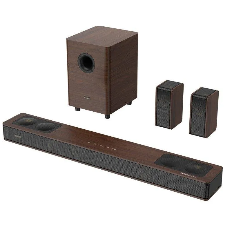 Barra Audio Hiwill-audio A534 5.3.4 800W Bluetooth Dolby Atmos Marrone Scuro - immagine 1