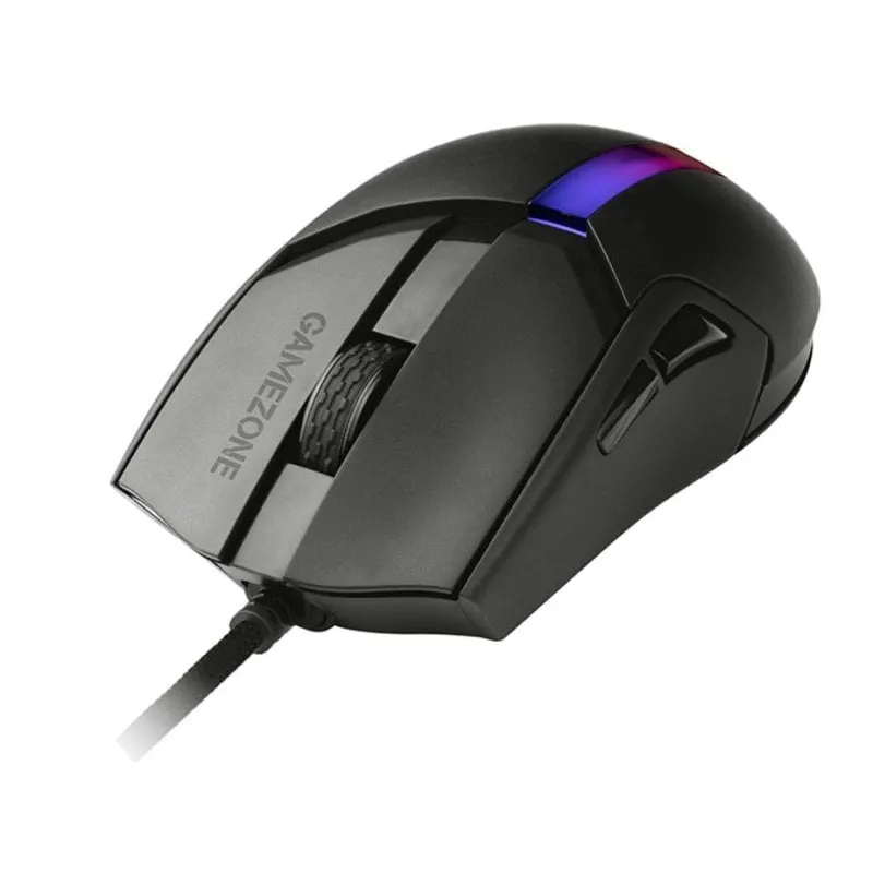 Mouse TRACER Gamezone Cool USB Tipo A 12000 DPI Nero 7 Pulsanti Illuminato - immagine 1