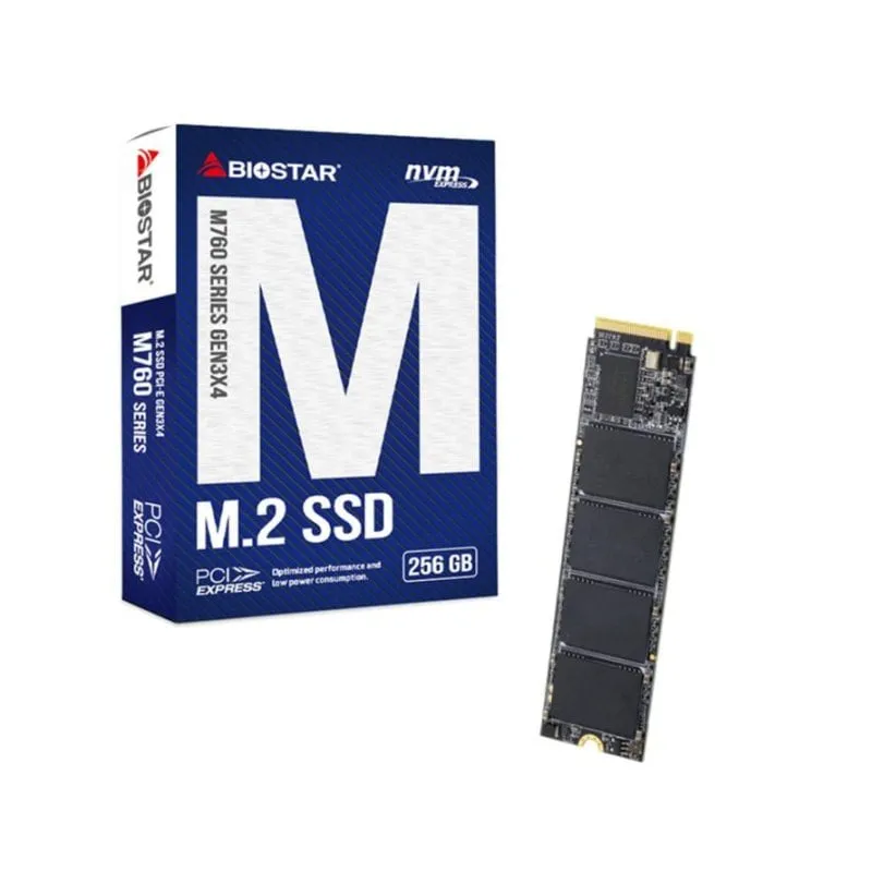 Disco Duro Biostar M760 256 GB SSD M.2 3200 MB/s PCIe 4.0 NVMe - immagine 1