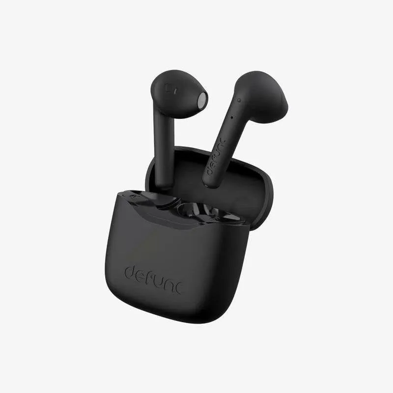 Auricolari Defunc True Lite Bluetooth 5.3 Wireless con Cancellazione Rumore IPX4 Nero - immagine 1