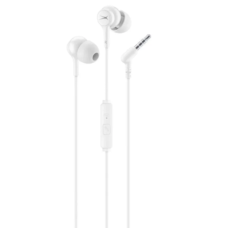 Auricolari Altec Lansing con cavo jack 3,5 mm per chiamate e musica bianchi - immagine 1