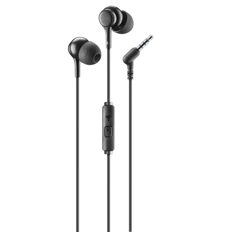 Auricolari Altec Lansing con cavo jack 3,5 mm in-ear per chiamate e musica neri - immagine 1