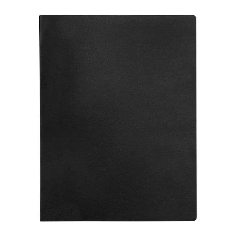 Liderpapel - Cartella A4 con 40 Buste Trasparenti. Nero - immagine 1