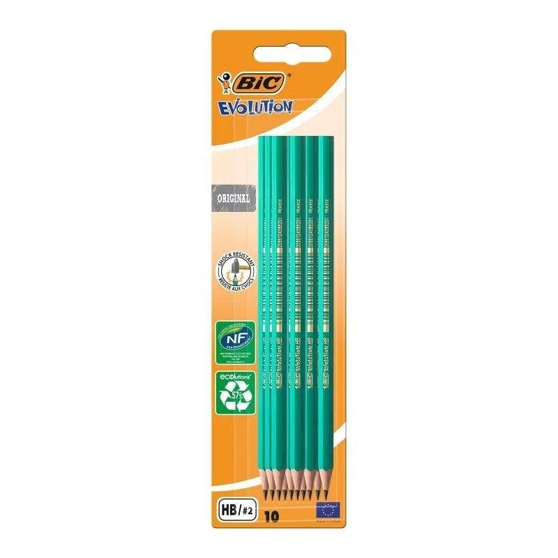 Matita Esagonale Bic Evolution HB/2 10 Pezzi - immagine 1