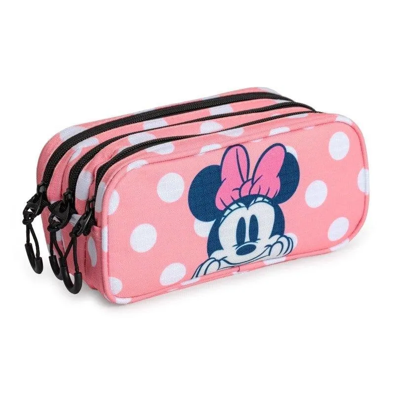 Astuccio Scolastico Karactermania Minnie Closer Triplo Compartimenti - immagine 1