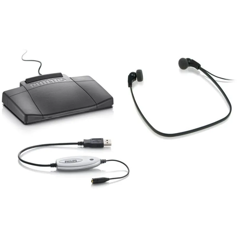 Auricolari PHILIPS LFH5220 con cavo, connettività cablata, sovraurali aperti, nero e argento - immagine 1