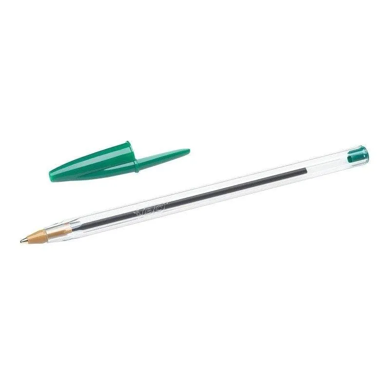Penna Bic Cristal Original Verde a Inchiostro a Olio - immagine 1