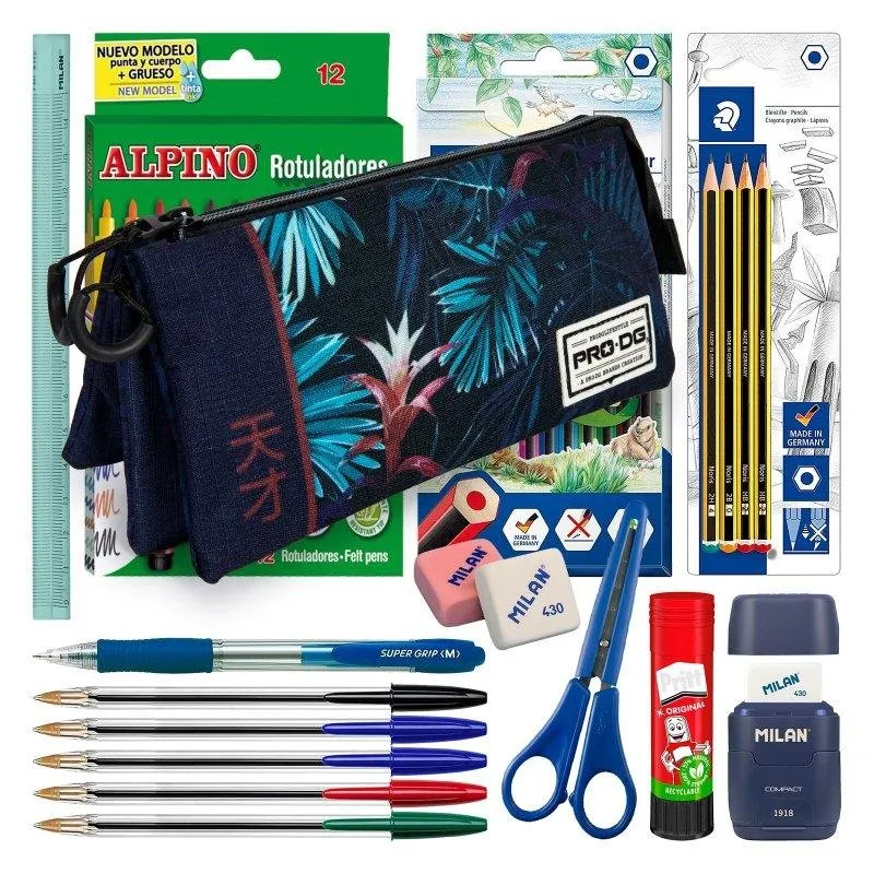 Astuccio Triplo Karactermania PRODG Tokyo con 40 forniture scolastiche - immagine 1