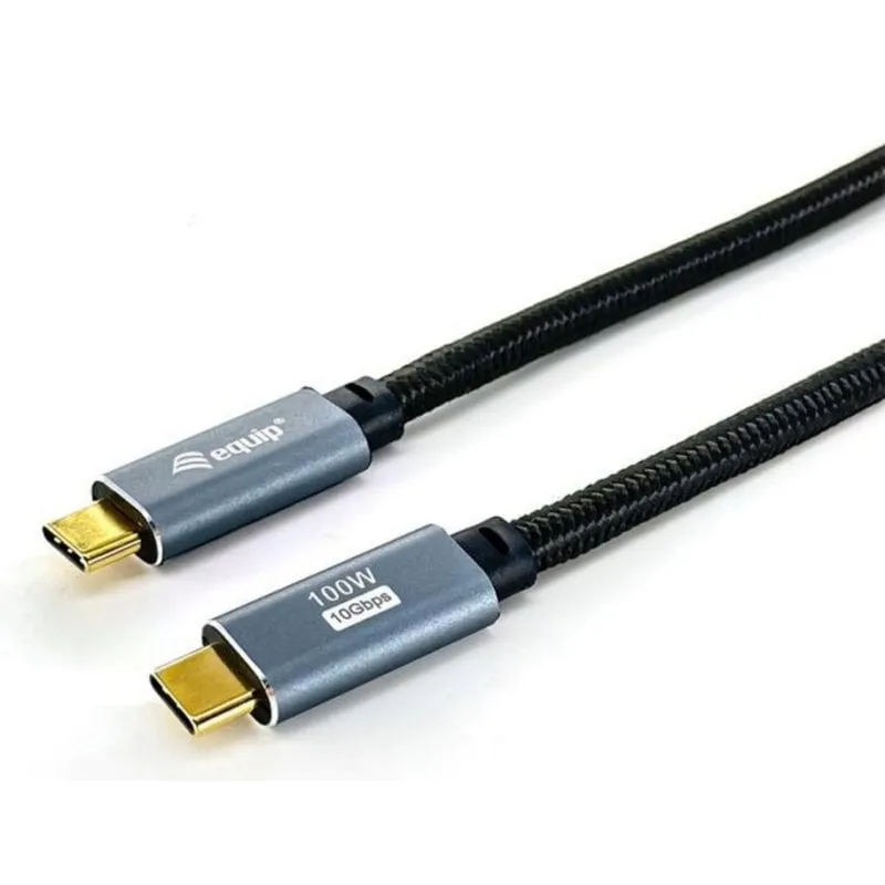 Cavo USB 3.2 Gen 2 C a C Equip 3 m Nero 100 W PD 10 Gbps - immagine 1