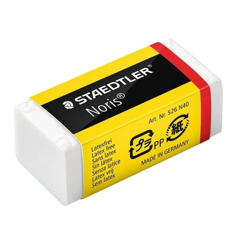Gomma per cancellare Staedtler Noris Mini 526 N40 senza ftalati né lattice - immagine 1