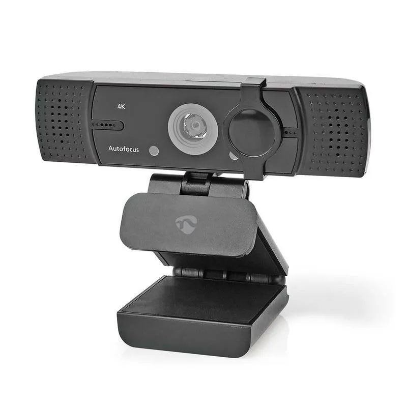Webcam Nedis WCAM120BK 4K Ultra HD USB 2.0 con microfono integrato - immagine 1