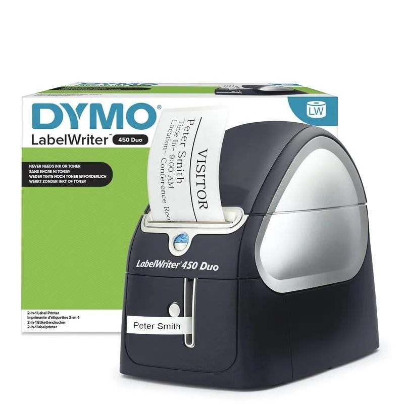 Stampante termica USB Dymo LabelWriter 450 Duo veloce per PC e Mac - immagine 1