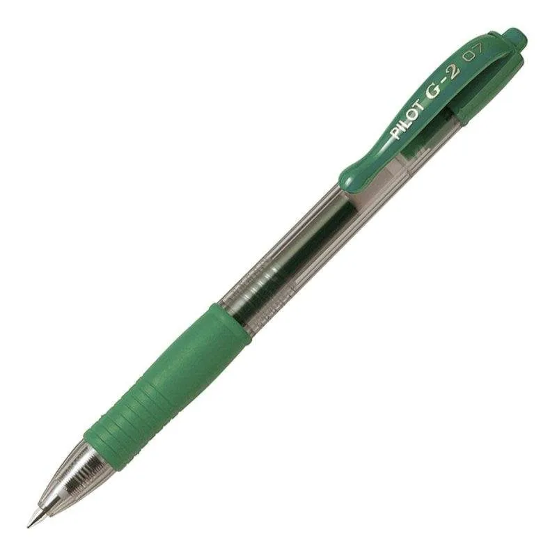 Penna Roller Ball Pilot G-2 0.7 mm Inchiostro Verde - immagine 1