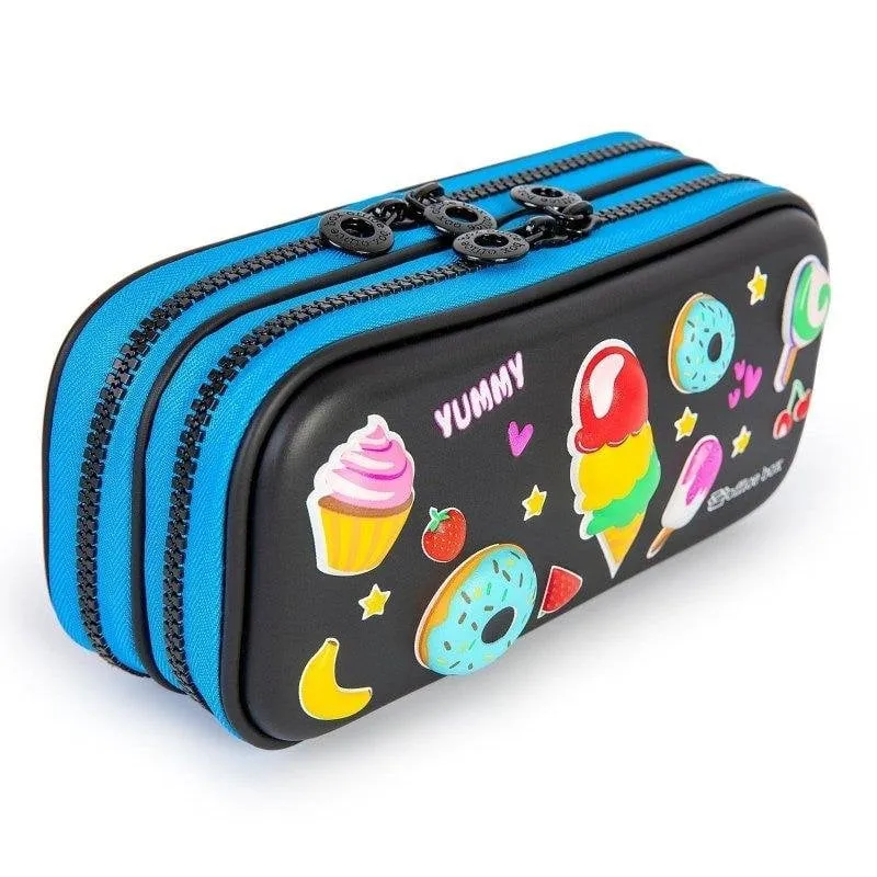 Astuccio Scolastico Doppio 3D Magic Officebox Yummy Nero - immagine 1