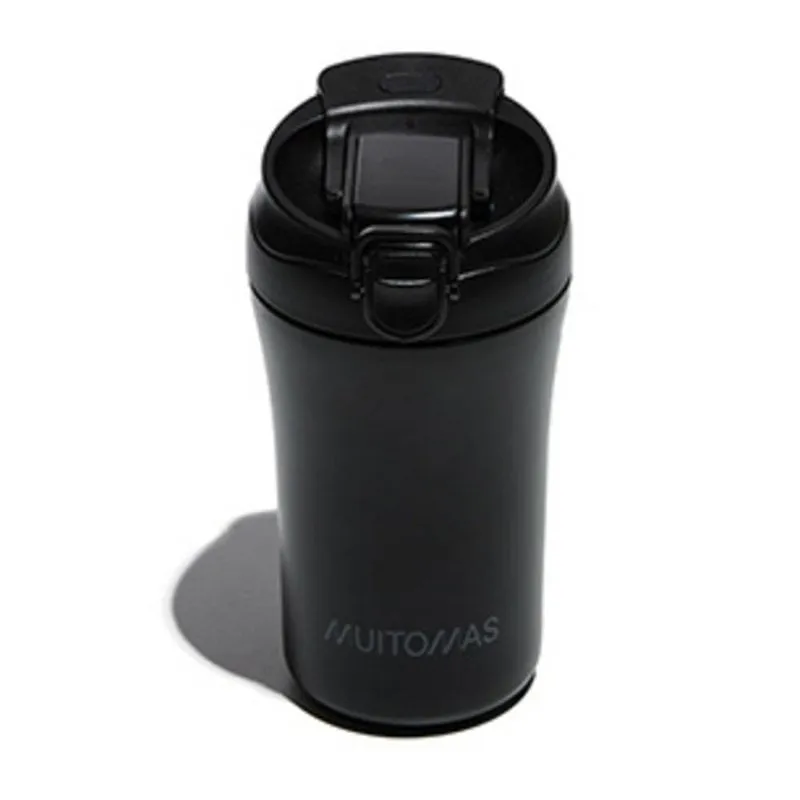 Tazza da viaggio Muitomas WBOTTLETH350BK con cannuccia integrata 350 ml Nero - immagine 1