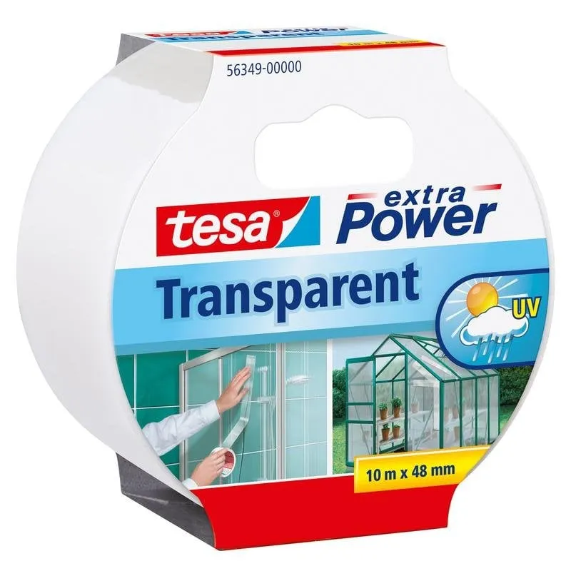 Nastro Adesivo Tesa Extra Power Trasparente 10 m x 48 mm - immagine 1